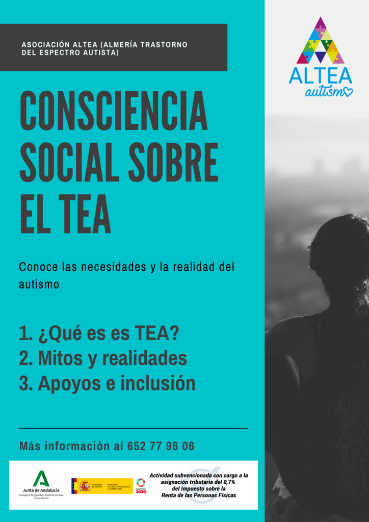 Asociacion altea almeria trastorno del espectro autista - Conciencia social sobre el TEA