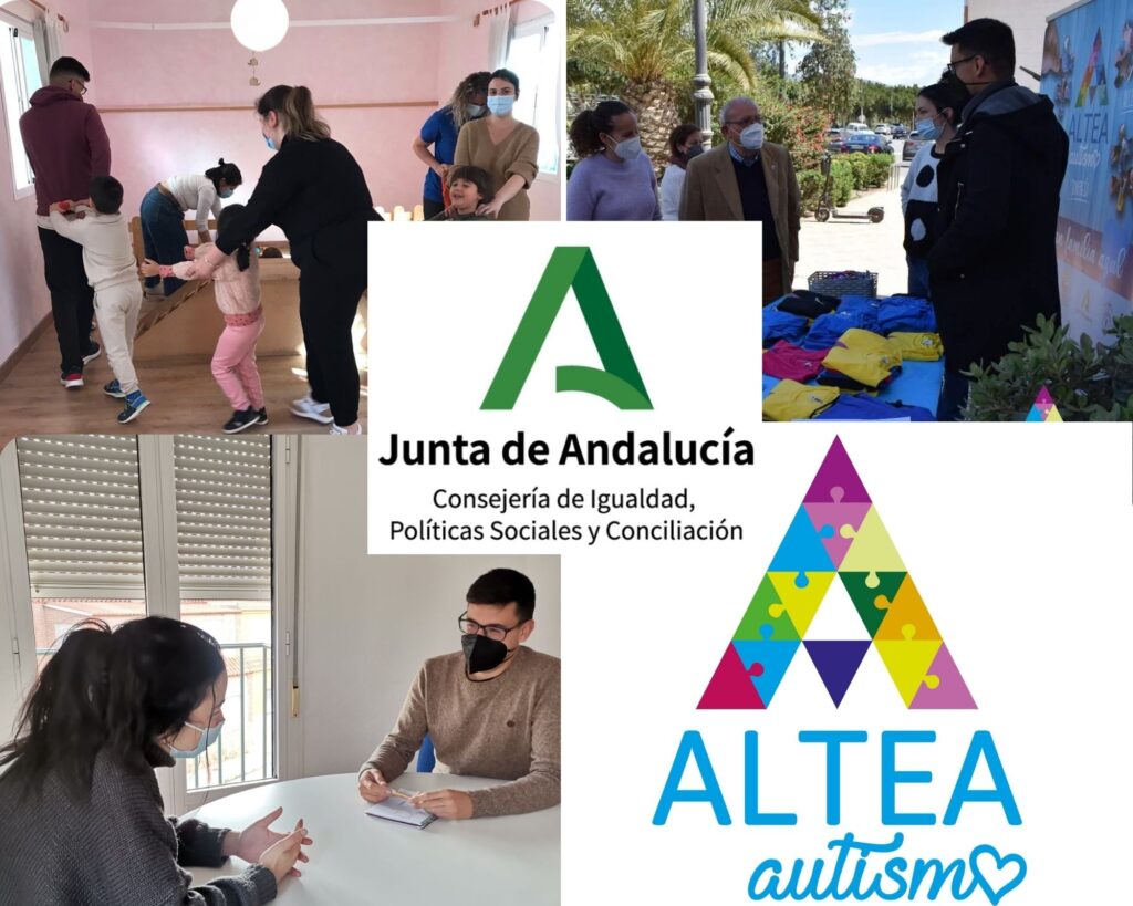 Azul Blanco Comienza Dia Foto Collage 22 10 - La Consejería de Igualdad, Políticas Sociales y Conciliación apoya a ALTEA