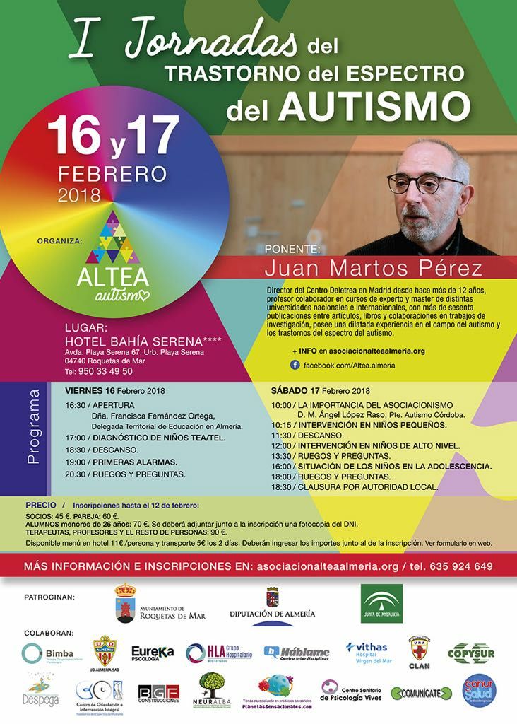 CARTEL JUAN MARTOS NUEVO - I Jornadas del Trastorno del Espectro del Autismo ALTEA