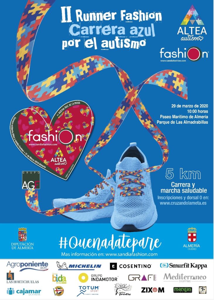 Cartel Carrera definitivo - II Runner Fashion Carrera Azul por el Autismo