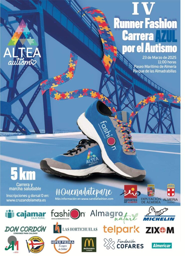 Cartel definitivo redes sociales - IV RUNNER FASHION CARRERA AZUL POR EL AUTISMO 2025
