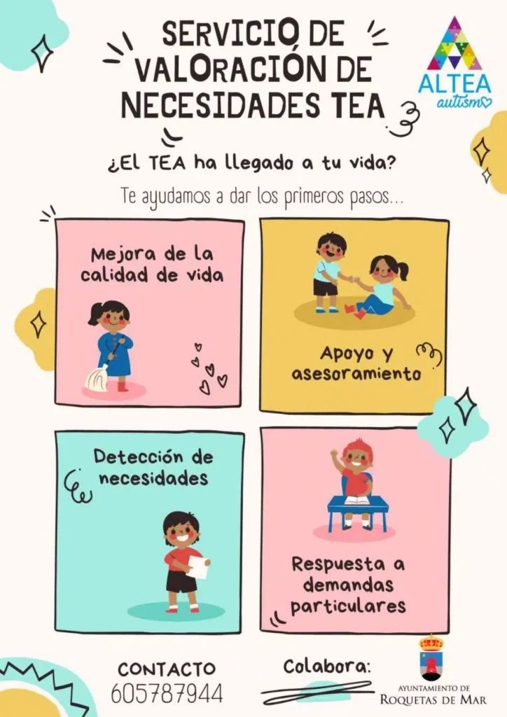 Cartel page 0001.jpg - Servicio de valoración de necesidades TEA con el apoyo del Excmo. Ayuntamiento de Roquetas de Mar.