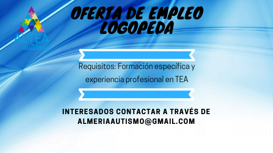 Copia de previa zaragoza reus - Oferta de Empleo | Logopeda especialista en TEA