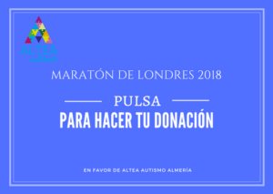 DONAR MARATON LONDRES - VM London Marathon 2018 en favor de ALTEA