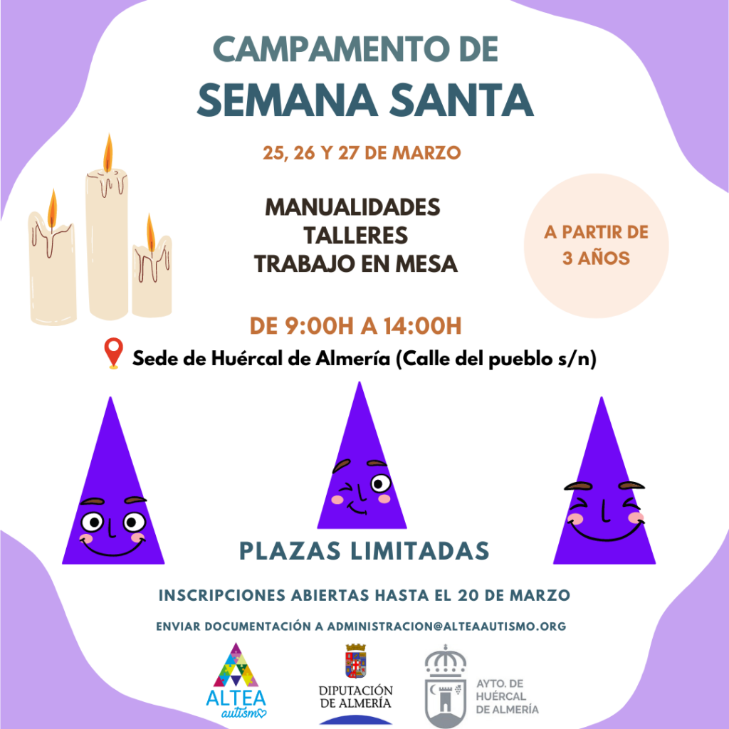 Inscripciones abiertas hasta el 20 de marzo - CAMPAMENTO DE SEMANA SEMANA SANTA 2024