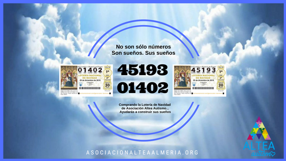 Loteria Navidad - Compra Lotería Solidaria de Altea Autismo