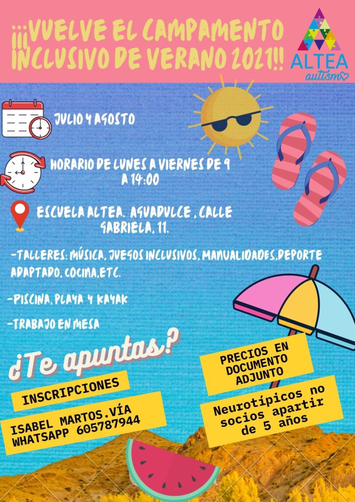 Verde Amarillo Blanco Collage Arte Promocionar Mi Club Escolar Poster - Campamento de Verano Inclusivo 2021
